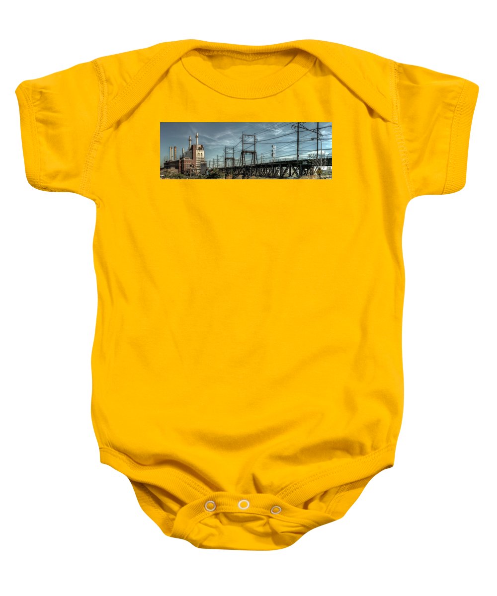 Panorama 4018 West Philadelphia Elevated Branch - Baby Onesie