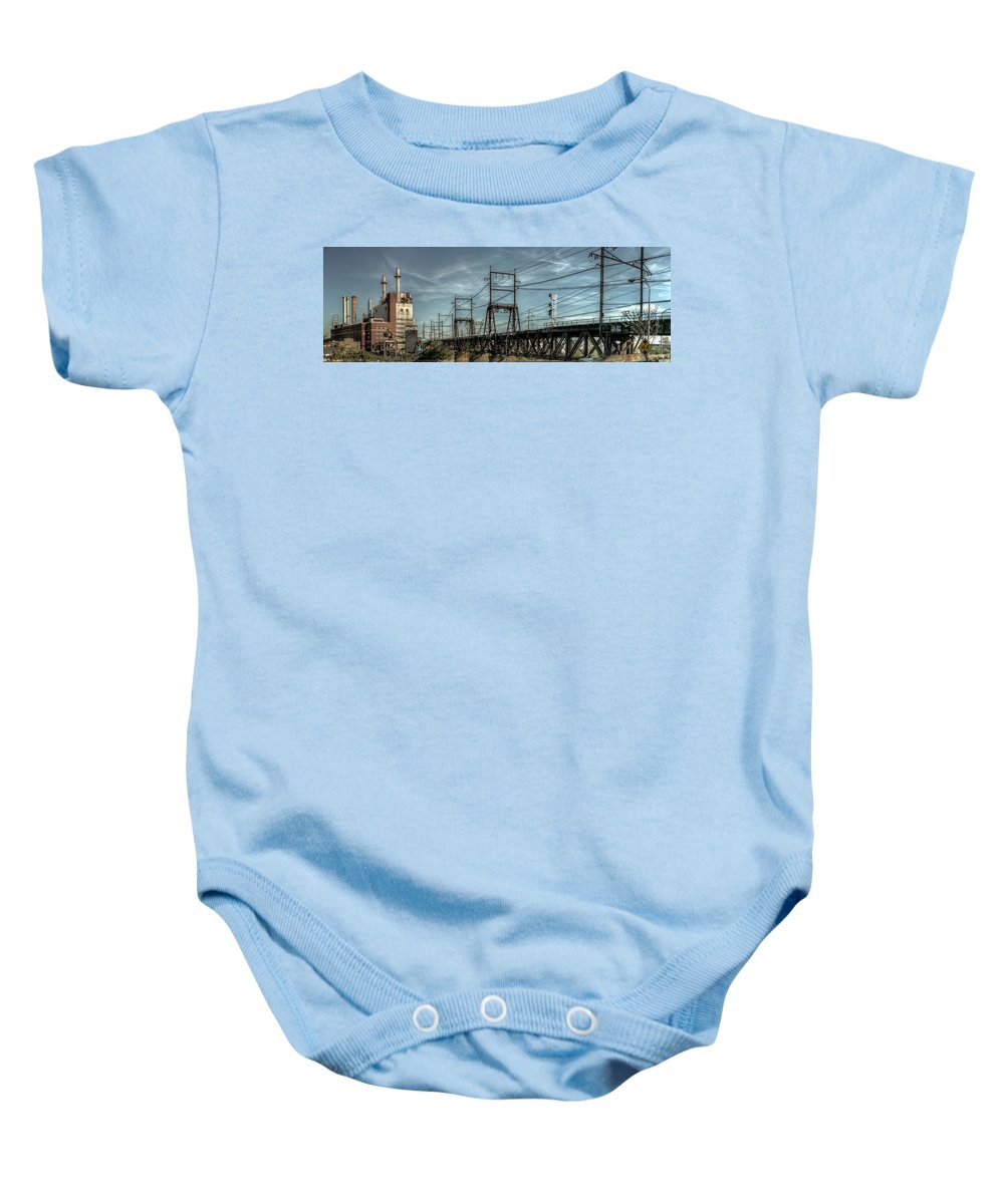 Panorama 4018 West Philadelphia Elevated Branch - Baby Onesie