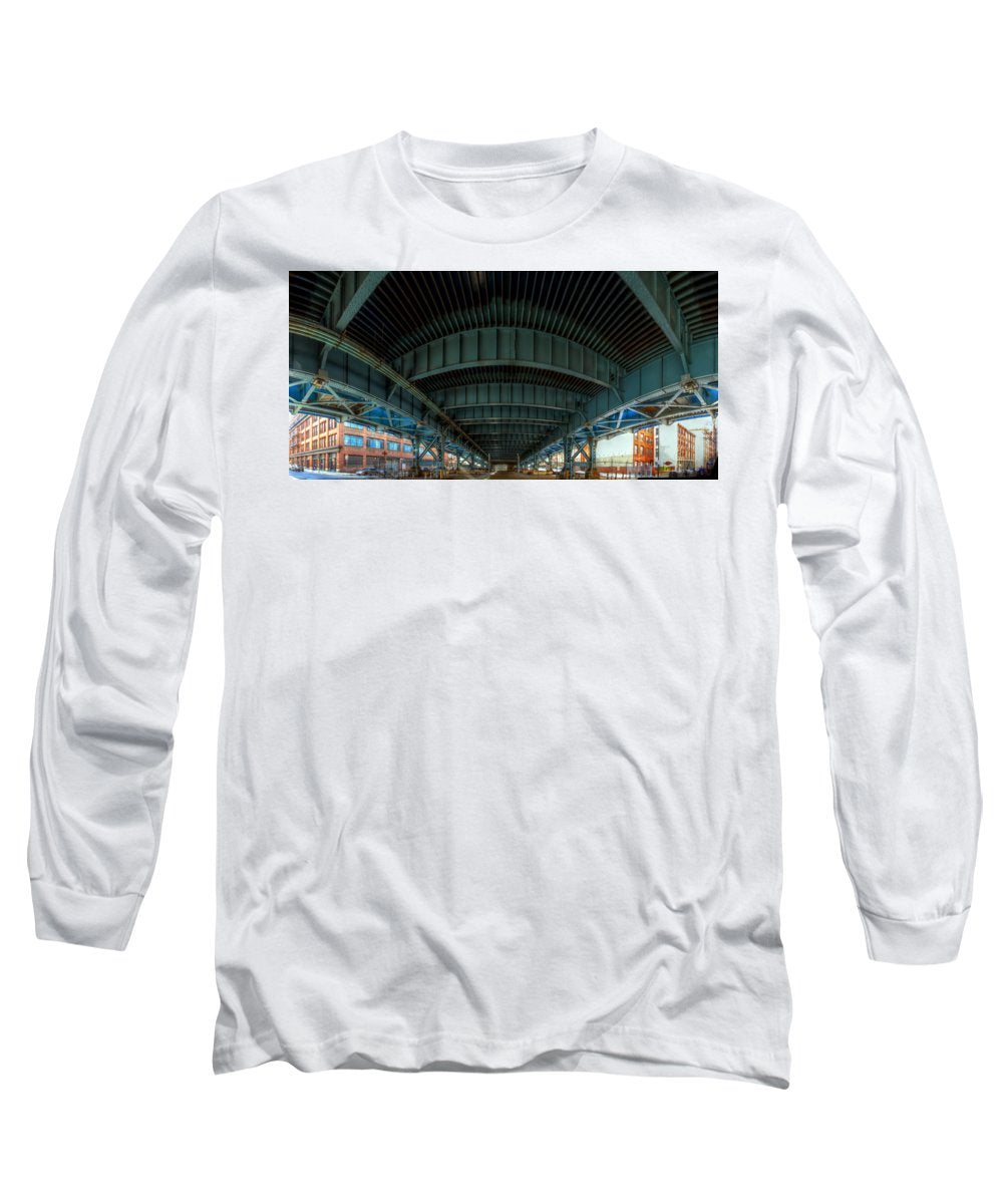Panorama 3616 Benjamin Franklin Bridge - Long Sleeve T-Shirt
