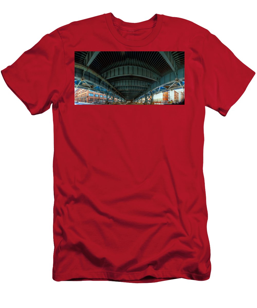 Panorama 3616 Benjamin Franklin Bridge - T-Shirt