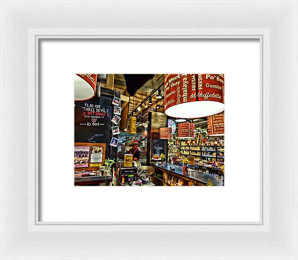 Beck's Cajun Cafe - Framed Print