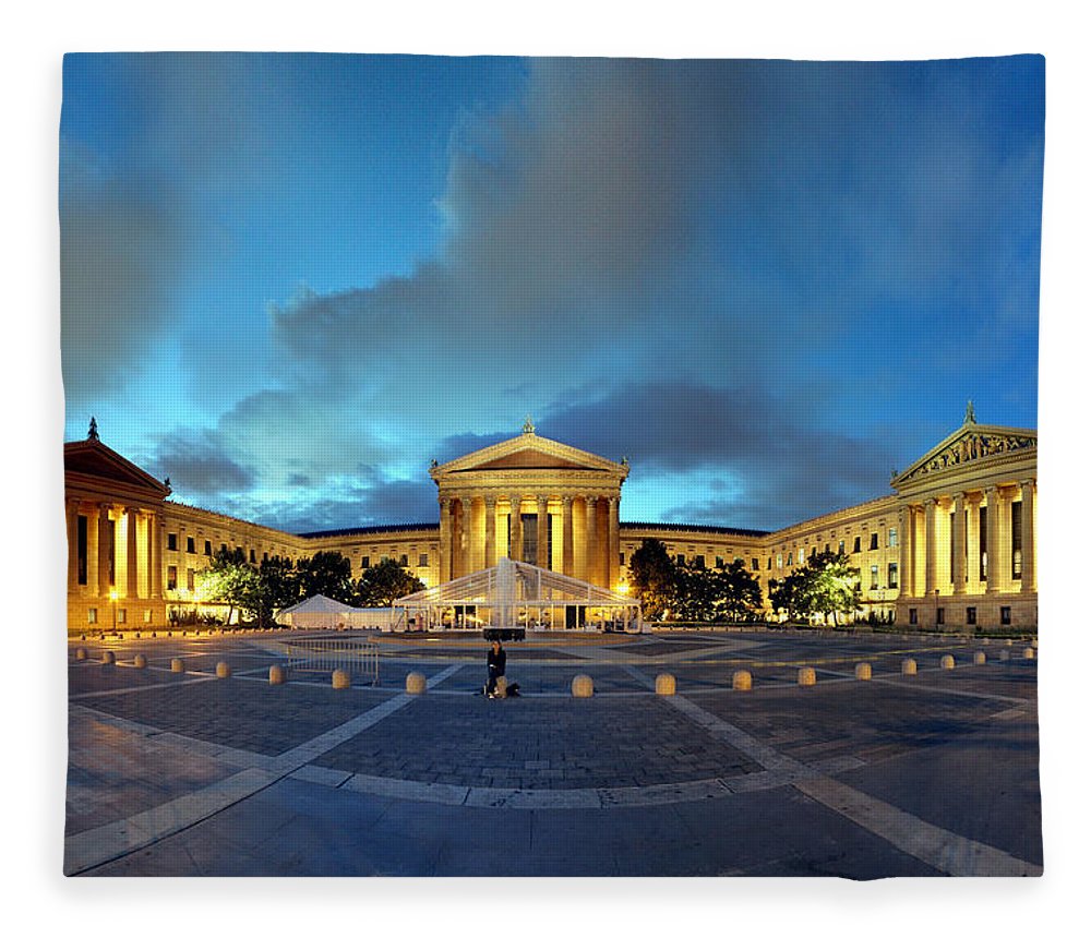 Panorama 1914 Philadelphia Museum of Art - Blanket