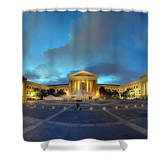 Panorama 1914 Philadelphia Museum of Art - Shower Curtain