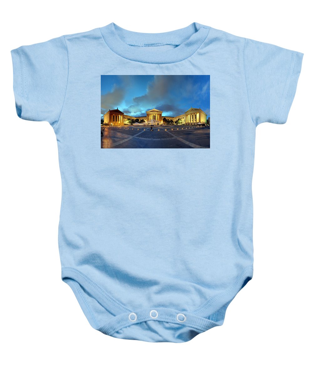 Panorama 1914 Philadelphia Museum of Art - Baby Onesie