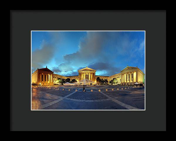 Panorama 1914 Philadelphia Museum of Art - Framed Print