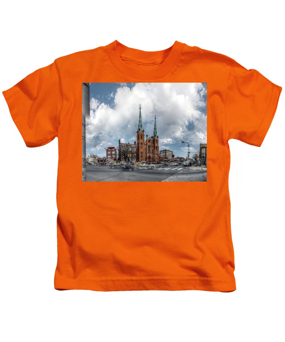 Panorama 2066 Church of the Assumption - Kids T-Shirt