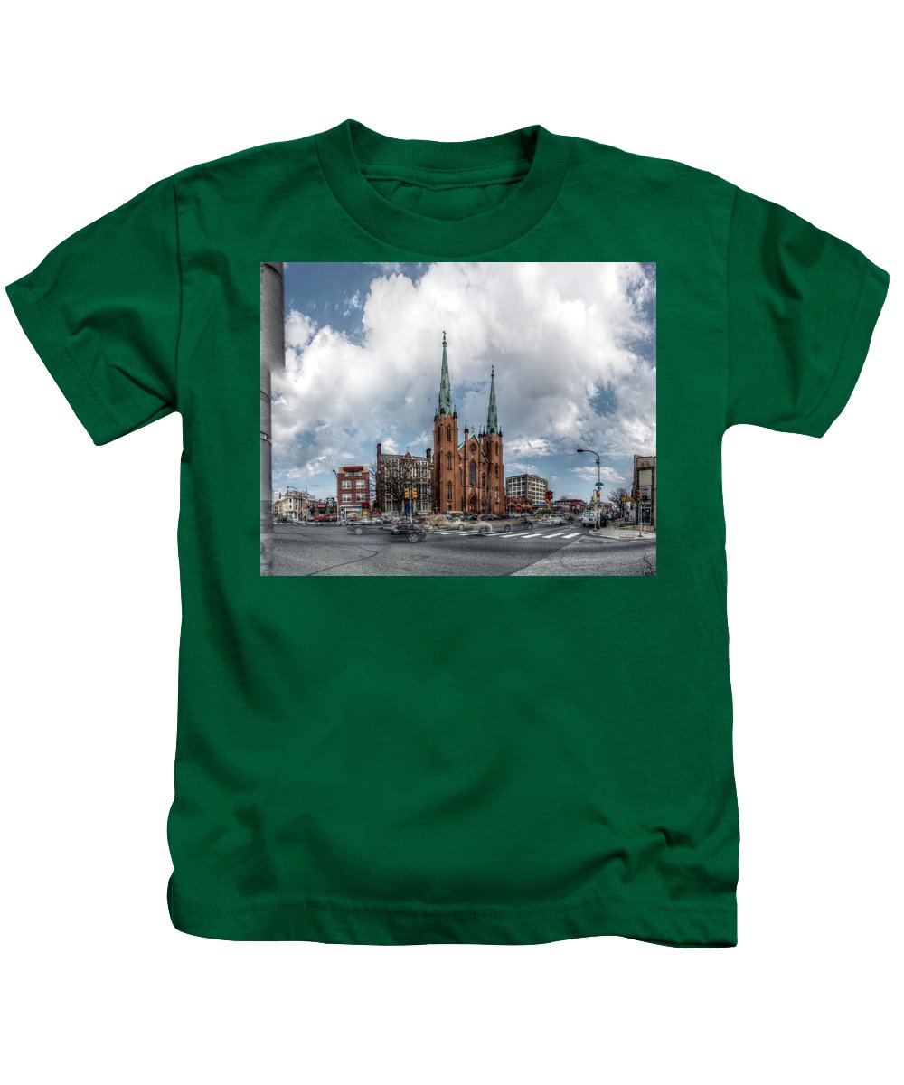 Panorama 2066 Church of the Assumption - Kids T-Shirt