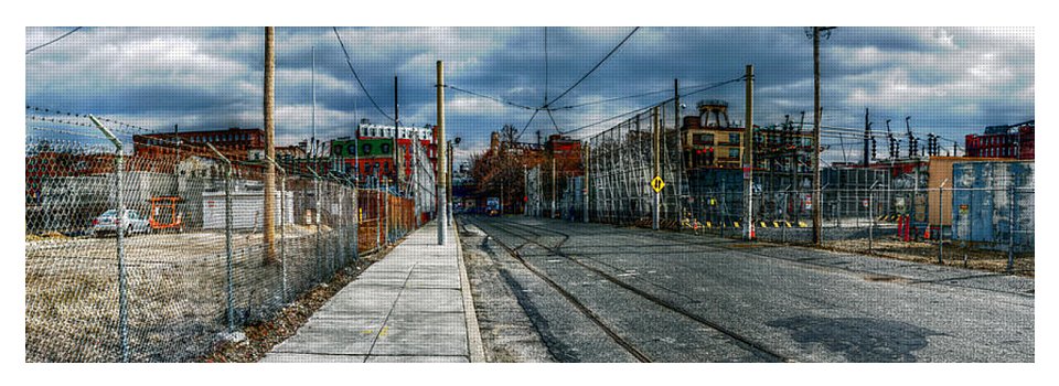 Panorama 2165 1100 Block of Noble Street - Yoga Mat