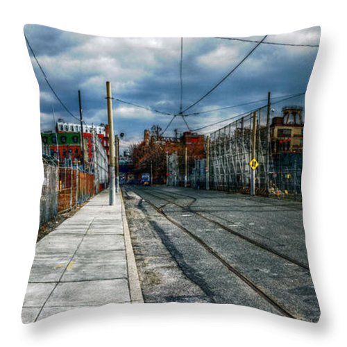 Panorama 2165 1100 Block of Noble Street - Throw Pillow