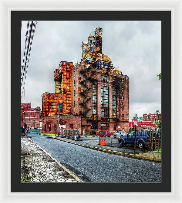 Panorama 2283 Willow Street Steam Plant - Framed Print