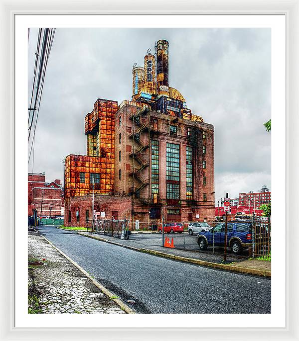 Panorama 2283 Willow Street Steam Plant - Framed Print