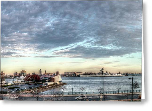 Panorama 2395 Penns Landing - Greeting Card