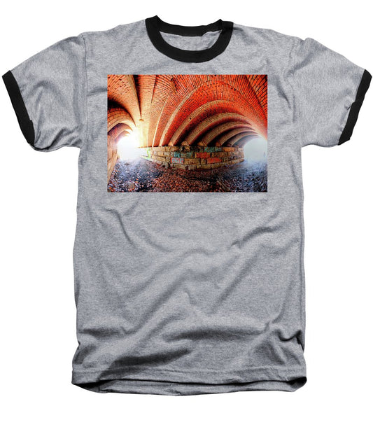 Panorama 2570 Abdondoned Bridge - Baseball T-Shirt