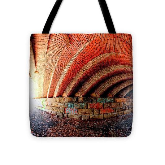 Panorama 2570 Abdondoned Bridge - Tote Bag