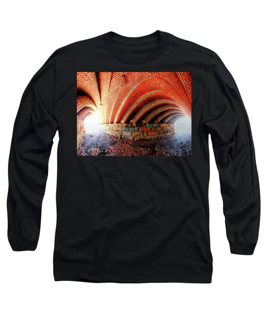 Panorama 2570 Abdondoned Bridge - Long Sleeve T-Shirt