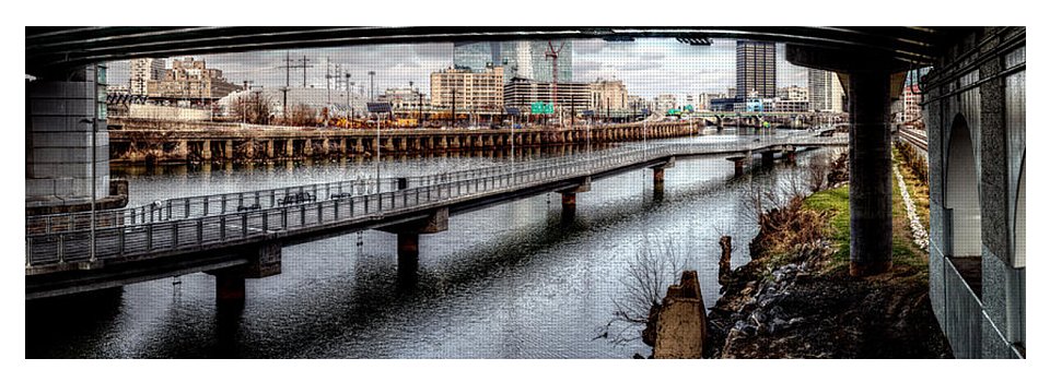 Panorama 2624 Schuylkill Banks - Yoga Mat