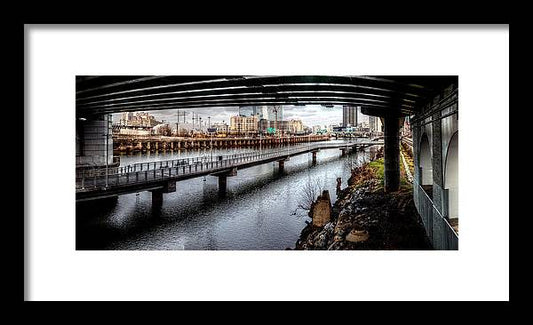Panorama 2624 Schuylkill Banks - Framed Print