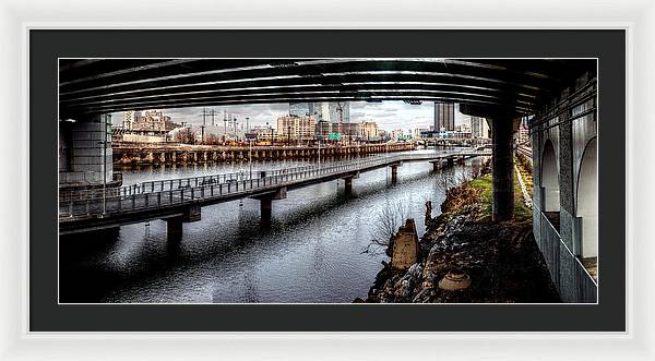 Panorama 2624 Schuylkill Banks - Framed Print