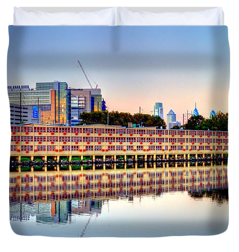 Panorama 2740 View from Grays Ferry Crescent - Duvet Cover