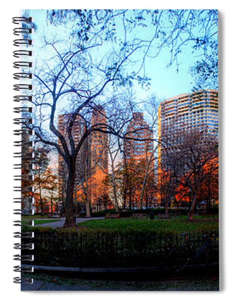 Panorama 2811 Rittenhouse Square - Spiral Notebook