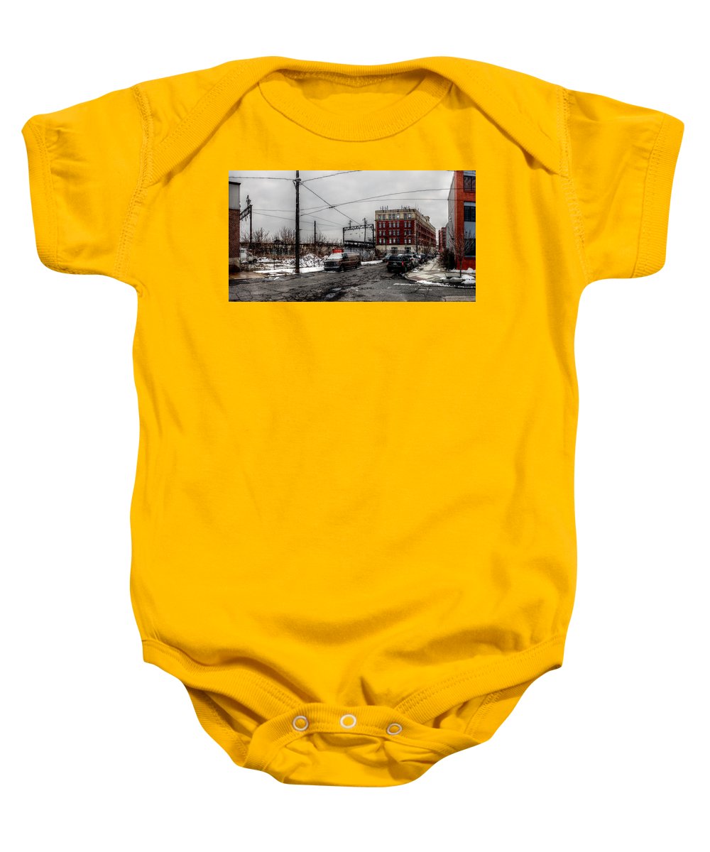 Panorama 2872 Percy and Mt Vernon Sts - Baby Onesie