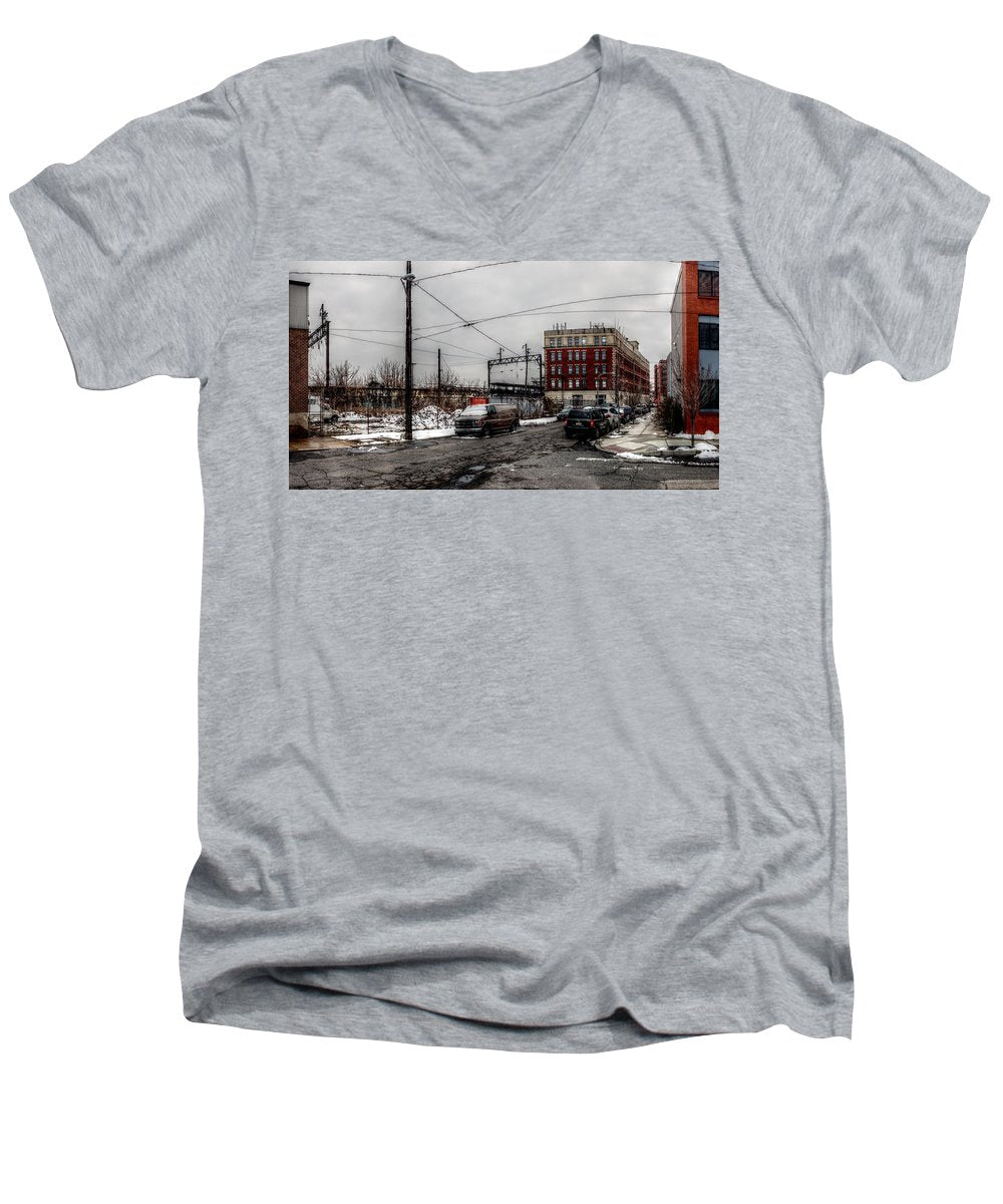 Panorama 2872 Percy and Mt Vernon Sts - Men's V-Neck T-Shirt