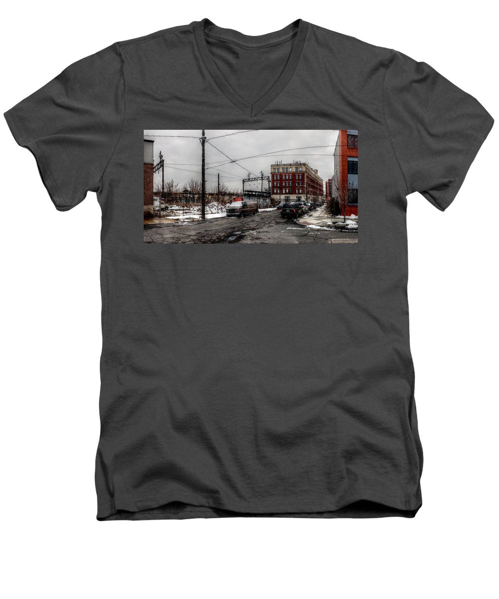 Panorama 2872 Percy and Mt Vernon Sts - Men's V-Neck T-Shirt