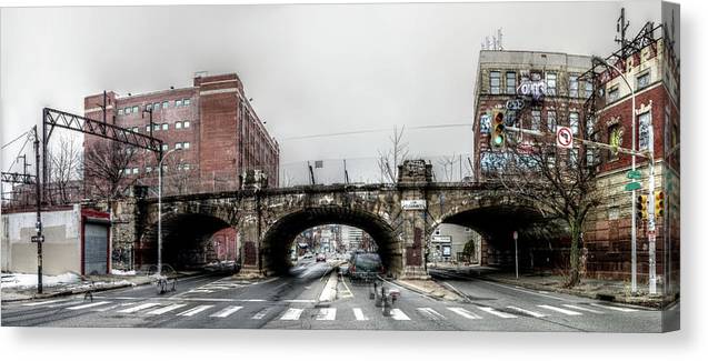 Panorama 2875 9th and Spring Garden Sts - Canvas Print