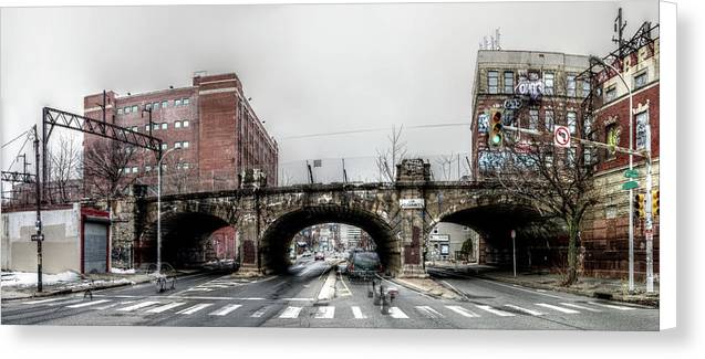 Panorama 2875 9th and Spring Garden Sts - Canvas Print