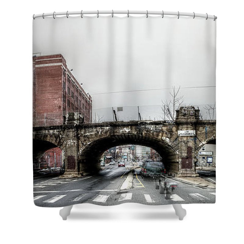 Panorama 2875 9th and Spring Garden Sts - Shower Curtain