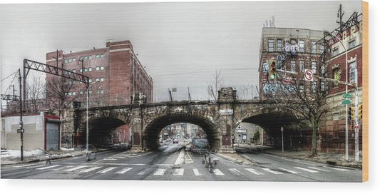 Panorama 2875 9th and Spring Garden Sts - Wood Print