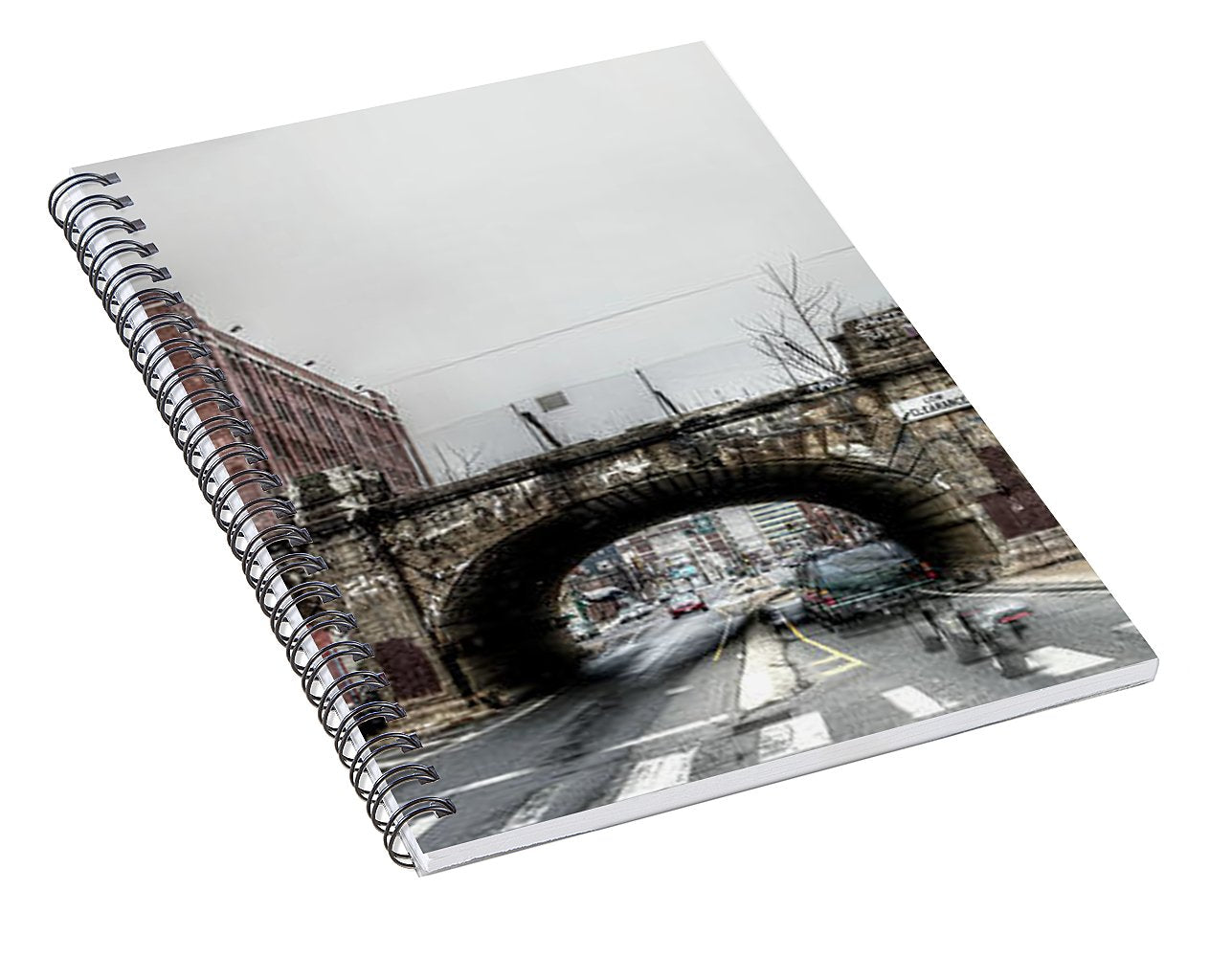 Panorama 2875 9th and Spring Garden Sts - Spiral Notebook