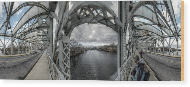 Panorama 3152 Falls Bridge - Wood Print