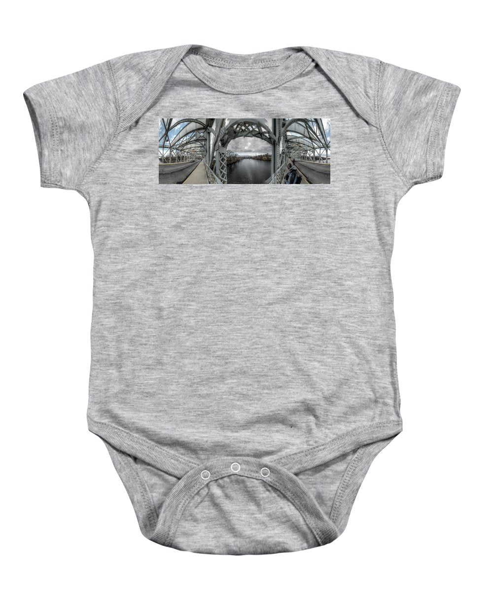 Panorama 3152 Falls Bridge - Baby Onesie