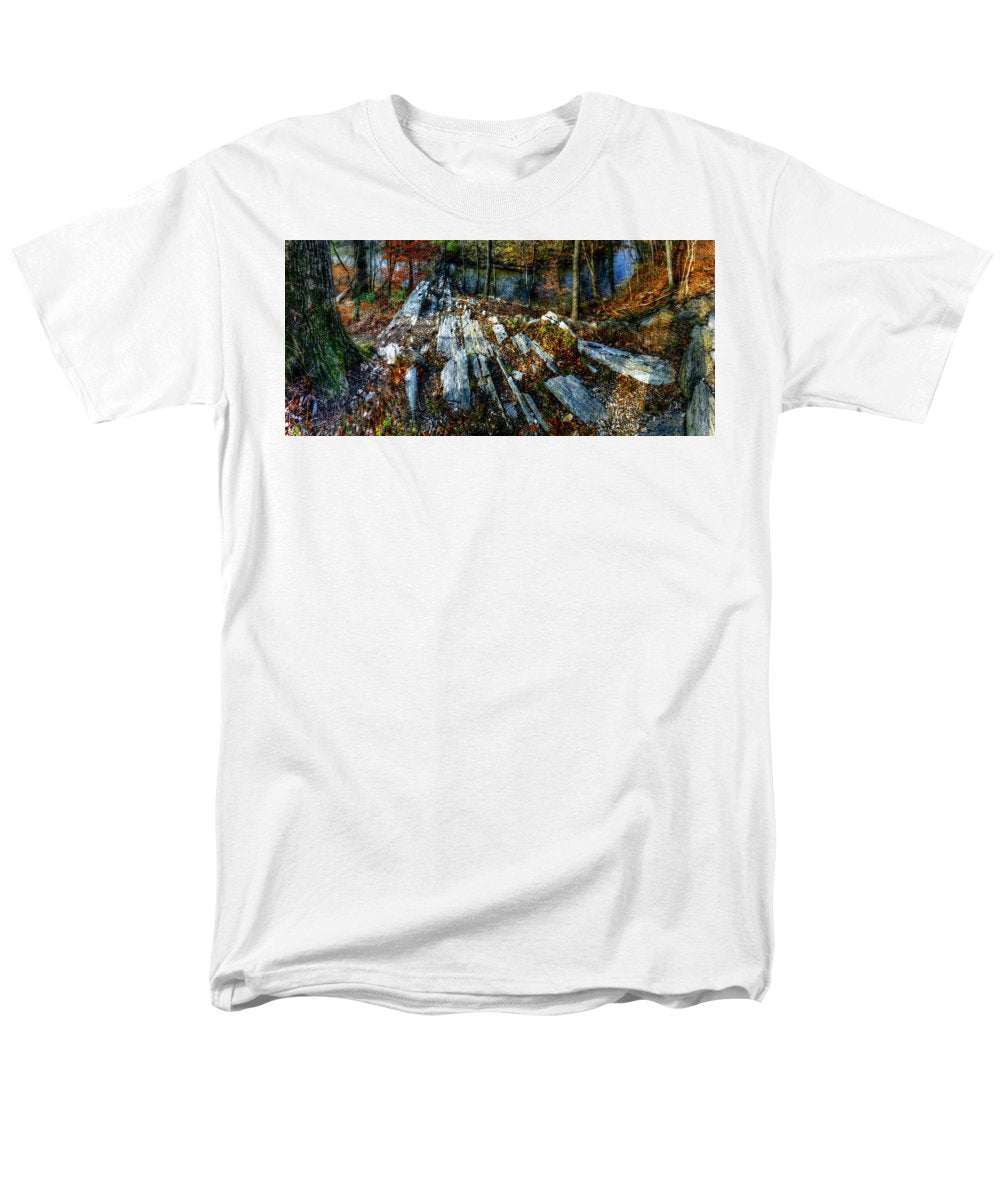 Panorama 3170 Morris Arboretum of the University of Pennsylvania - Men's T-Shirt  (Regular Fit)