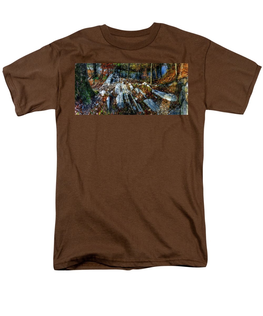 Panorama 3170 Morris Arboretum of the University of Pennsylvania - Men's T-Shirt  (Regular Fit)