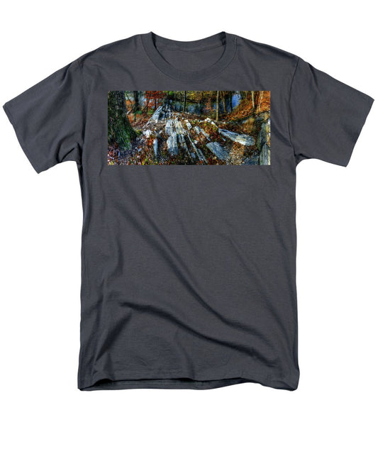 Panorama 3170 Morris Arboretum of the University of Pennsylvania - Men's T-Shirt  (Regular Fit)