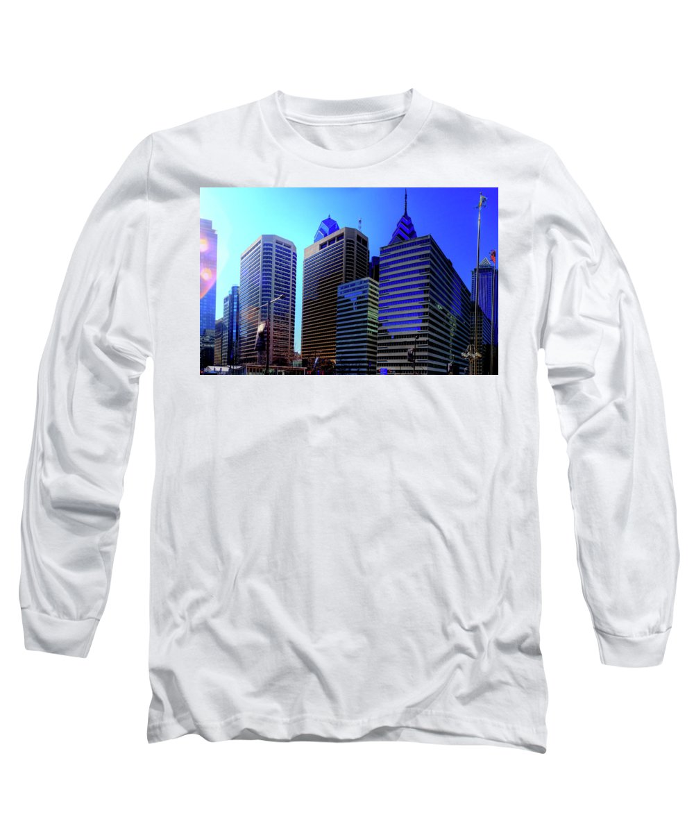 Panorama 3186 15th St and John F. Kennedy Blvd - Long Sleeve T-Shirt