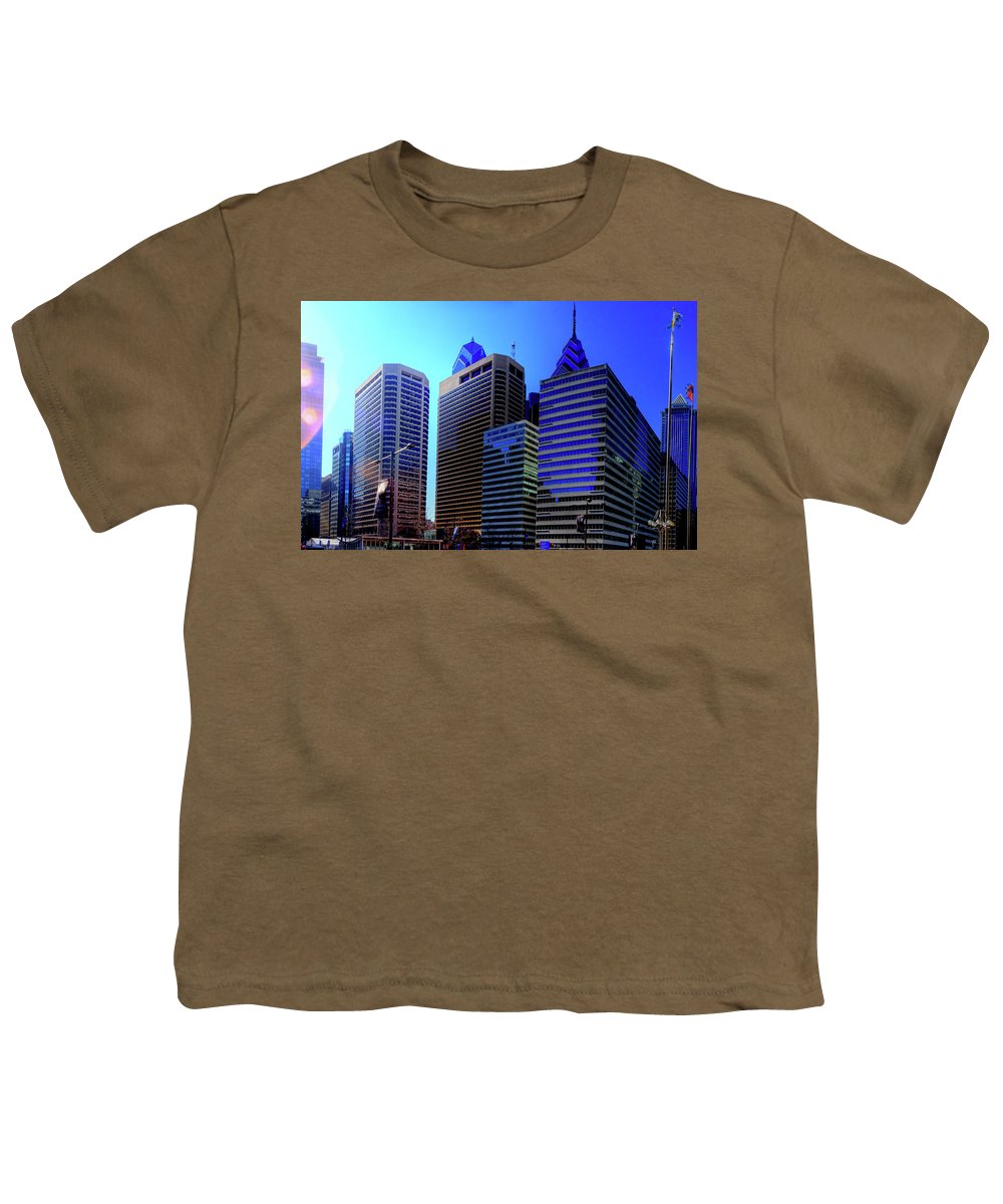 Panorama 3186 15th St and John F. Kennedy Blvd - Youth T-Shirt