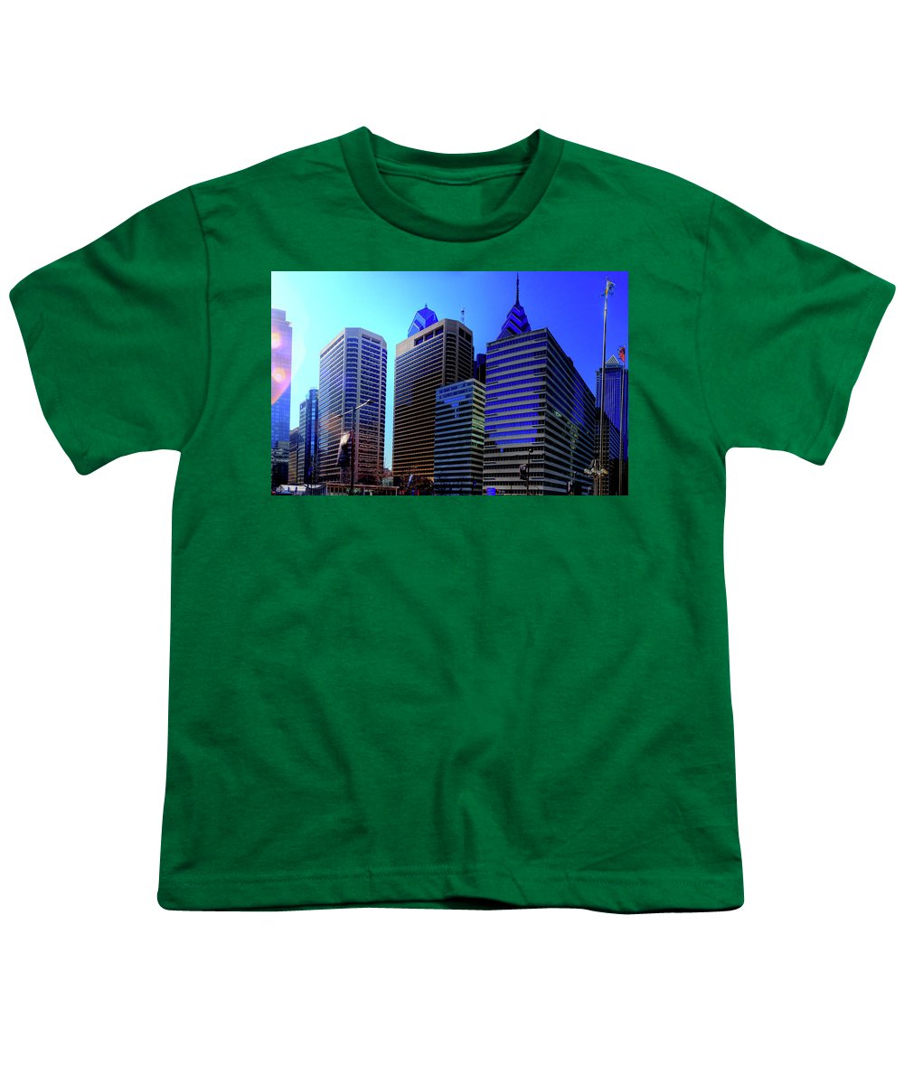 Panorama 3186 15th St and John F. Kennedy Blvd - Youth T-Shirt