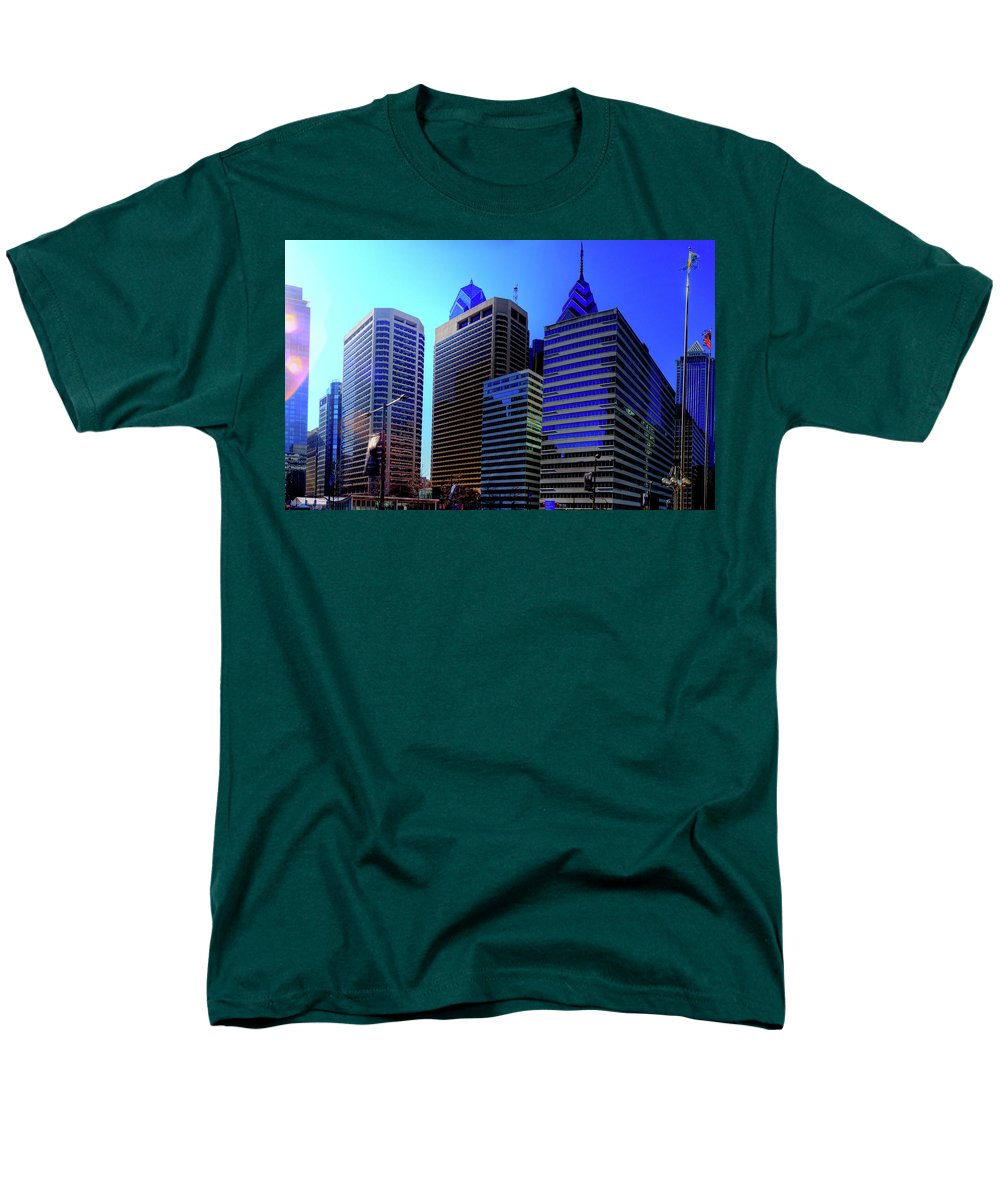 Panorama 3186 15th St and John F. Kennedy Blvd - Men's T-Shirt  (Regular Fit)