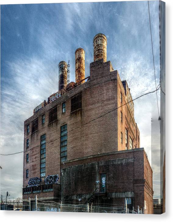 Panorama 3206 Willow Street Steam Plant - Canvas Print