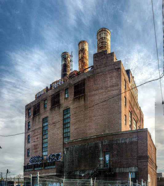 Panorama 3206 Willow Street Steam Plant - Art Print