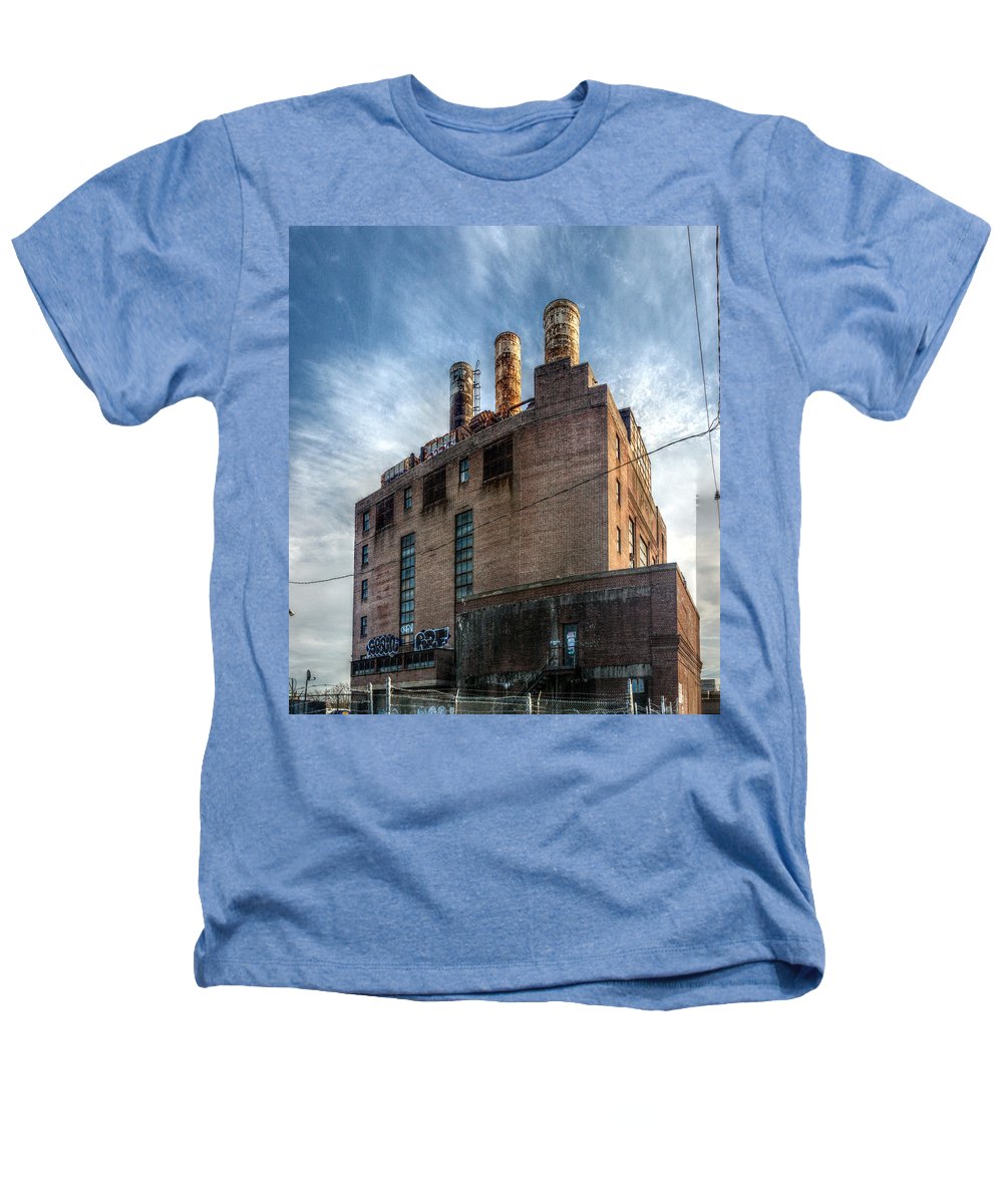 Panorama 3206 Willow Street Steam Plant - Heathers T-Shirt