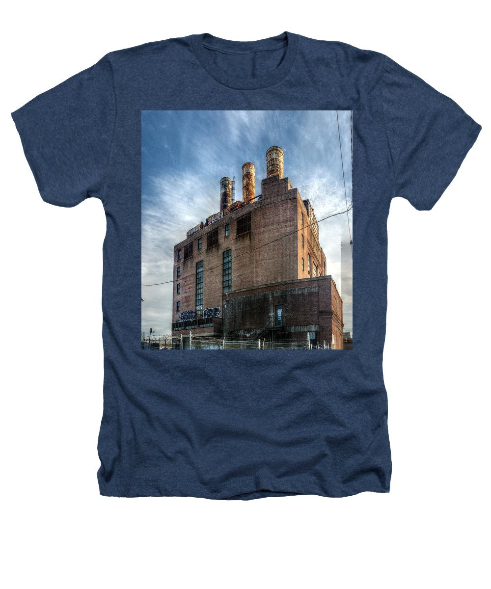 Panorama 3206 Willow Street Steam Plant - Heathers T-Shirt