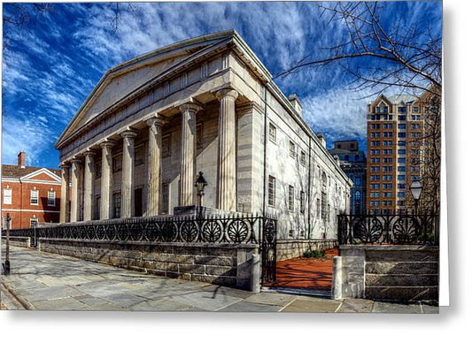 Panorama 3273 Second Bank of the United States - Greeting Card