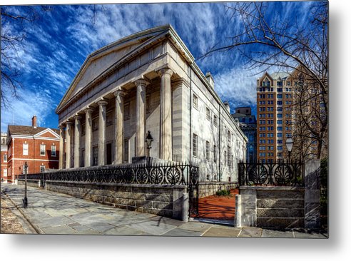 Panorama 3273 Second Bank of the United States - Metal Print