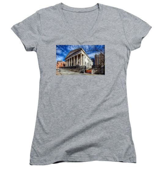 Panorama 3273 Second Bank of the United States - Women's V-Neck