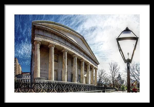 Panorama 3280 Second Bank of the United States - Framed Print