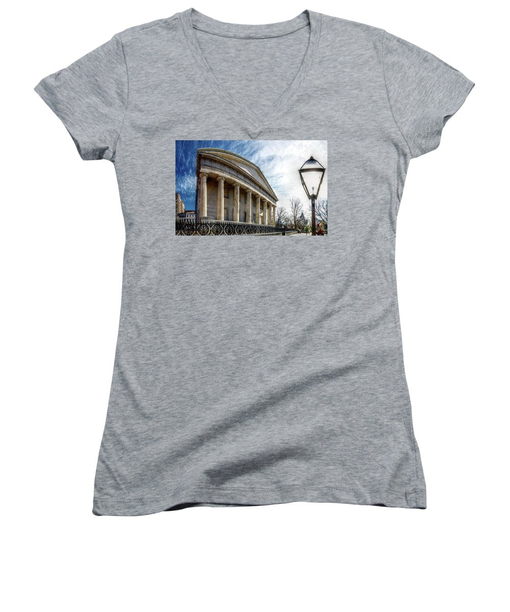 Panorama 3280 Second Bank of the United States - Women's V-Neck